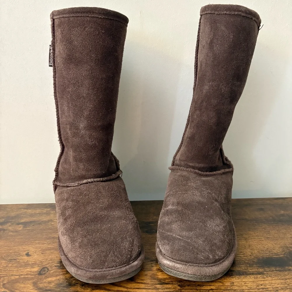 Bjomdal Brown Suede tall boot